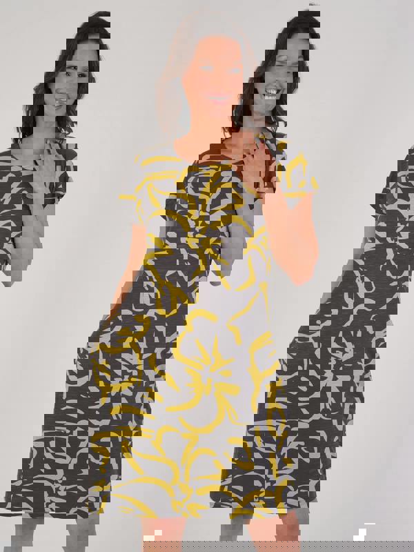 VIZ-A-VIZ Floral Print Dress