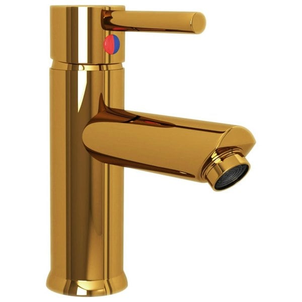 Berkfield Bathroom Basin Faucet Gold 130x176 mm