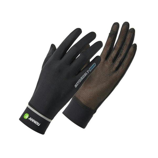 Anniou UPF 50+ Sun Protection Gloves - Black