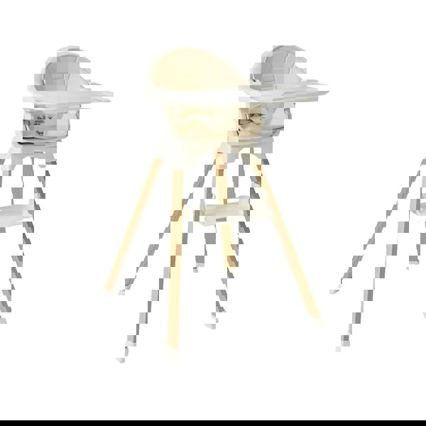 Liberty House Toys Kids High Chair – White and Beechwood