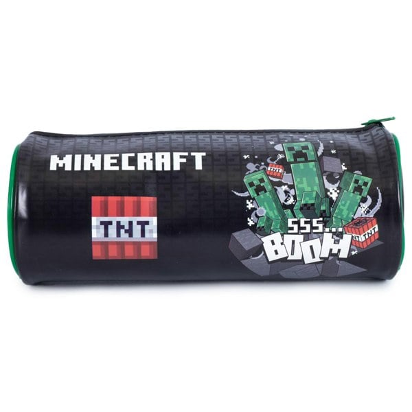 Minecraft Barrel Pencil Case - Multicoloured