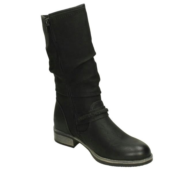 Rieker Ladies Rieker Fleece Lined Calf High Boots 98860