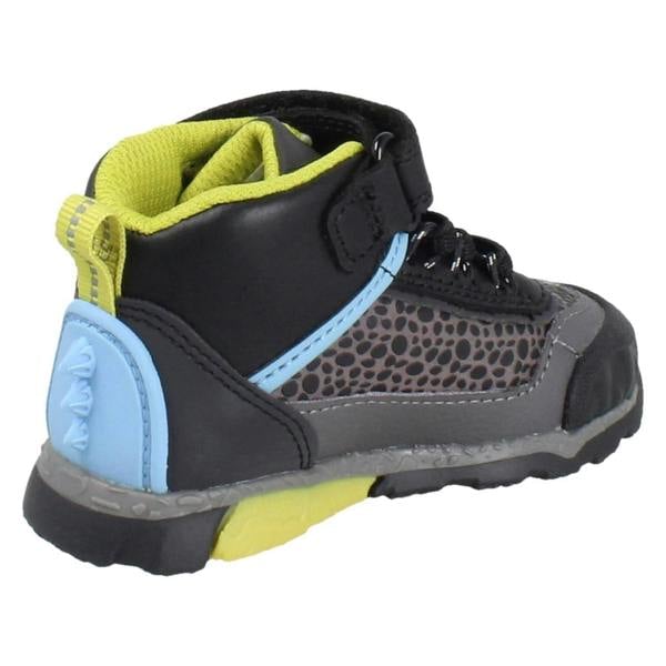 Clarks Boys Clarks Dinosaur Design Hi Top Trainers Steggy2 Tri T