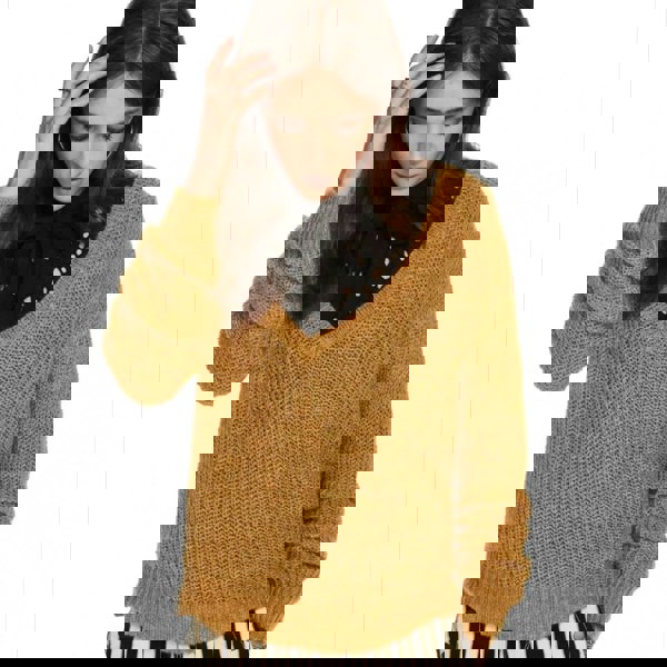 Maison Scotch Deep V-Neck Soft Womens Knit Jumper