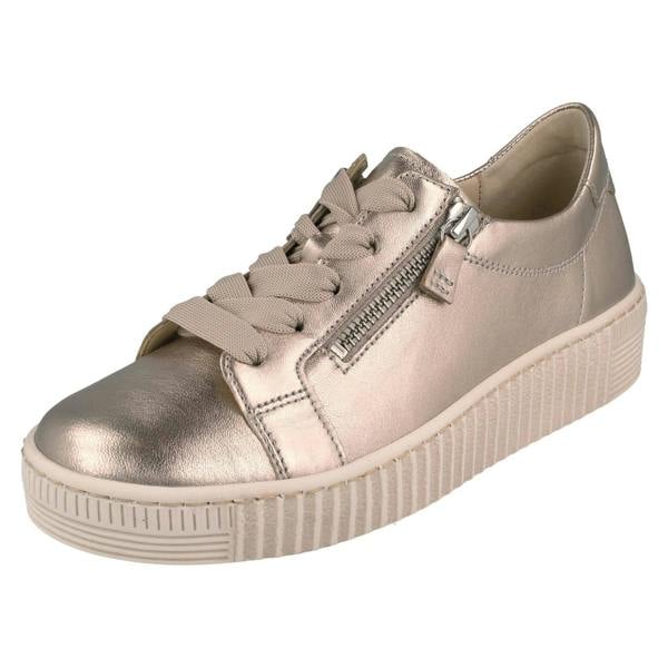 Gabor Ladies Gabor Casual Trainers With Side Zip And Laces 63.334