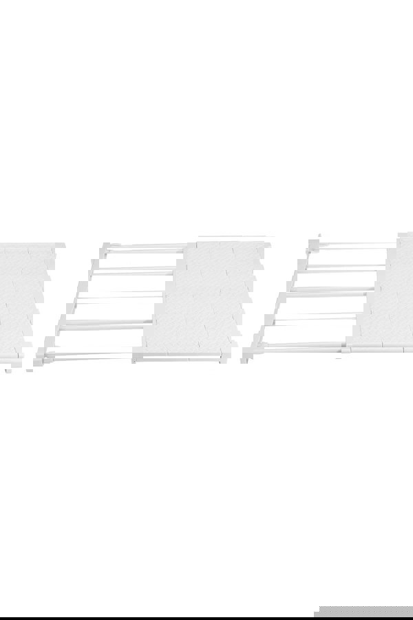 Living and Home Adjust Closet Cupboard Wardrobe Storage Organizer Shelf Extendable Divider Rack