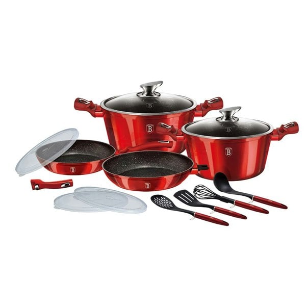 Berlinger Haus Burgundy Cookware Set Berlinger Haus BH7057