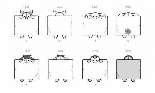 Simplicity Sewing Pattern 9732, Toys, Cushions One Size - Easy