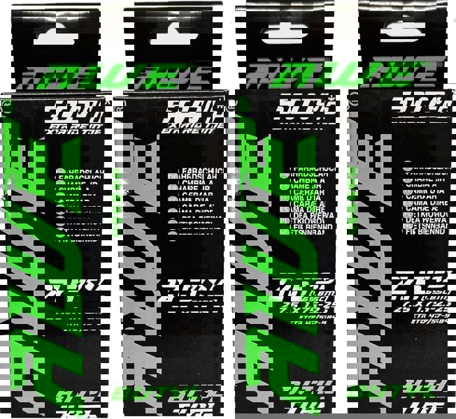 Awe 2 x Butyl Rubber 27.5" x 1.75-2.25 Inner Tube 500%* Extra Ride Time Schrader Valve