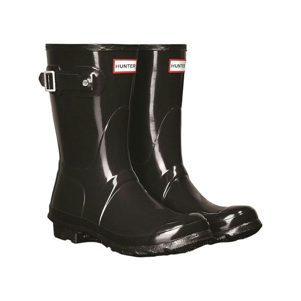 Hunter Original Short Wellington Womens - Black