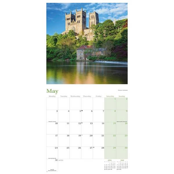 England Calendar 2027, Wall Calendars, Month To View, Travel, Gift