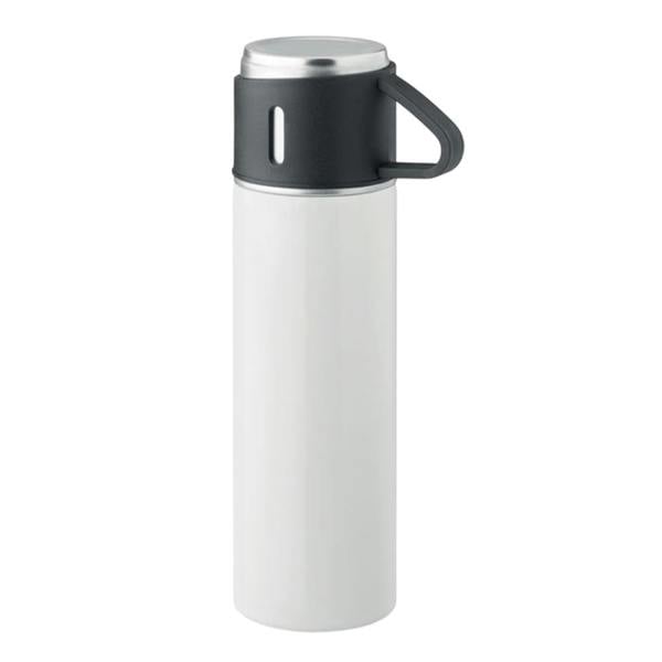 MidOcean Tonia Double-Walled 420ml Flask - White - 
