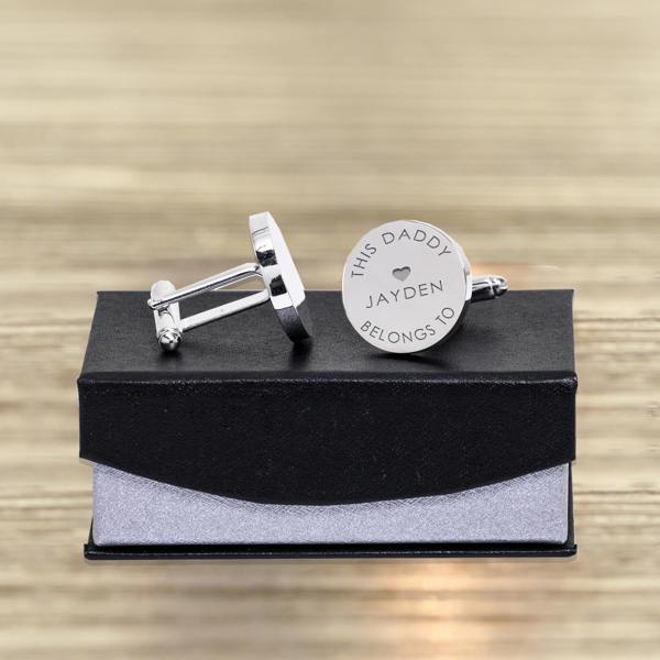 Abode Home & Gifts 'This Daddy Belongs To' Cufflinks