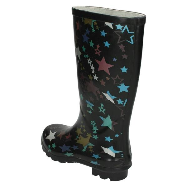 Spot On Girls Spot On Star Print Wellington Boot