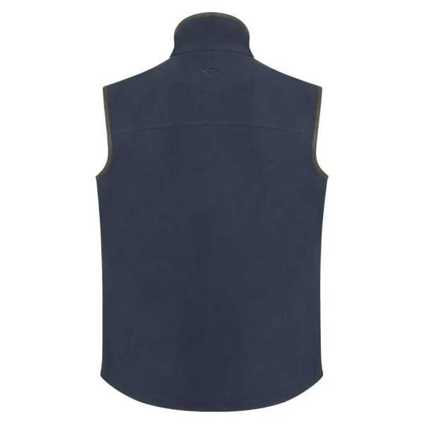 Kids hoggs of fife woodhall fleece gilet with a scooped hem for warmth and style