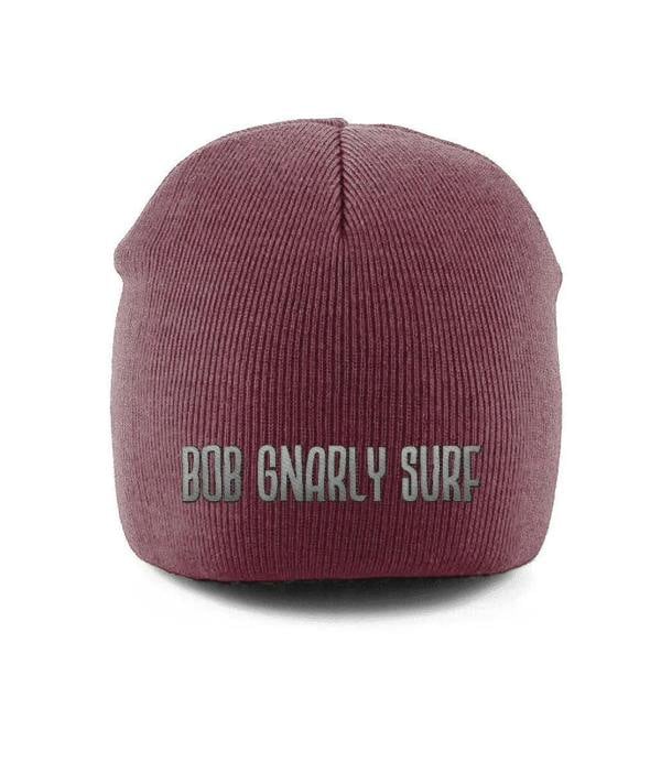 Bob Gnarly Surf Pull-On Beanie - Burgundy