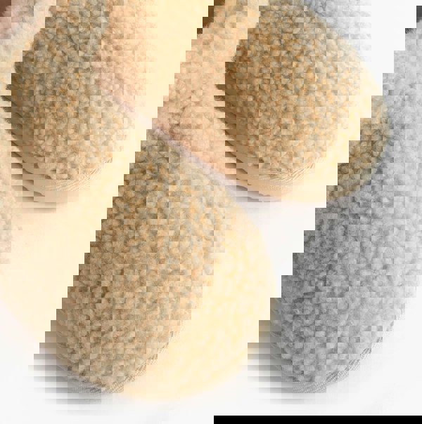 Jo & Joe TEDDY Womens Bootie Slippers Beige