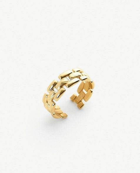 Elk & Bloom Linked Legacy Skinny 14K Gold Chain Ring