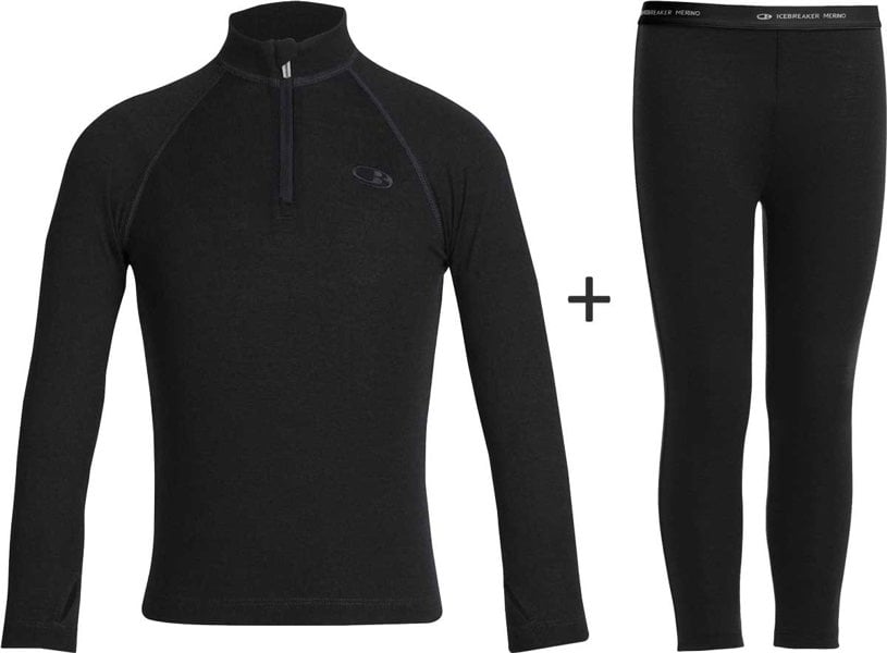 Icebreaker Kids' Icebreaker Merino 260 Tech Top + Leggings COMBO {IC-104499/104500}
