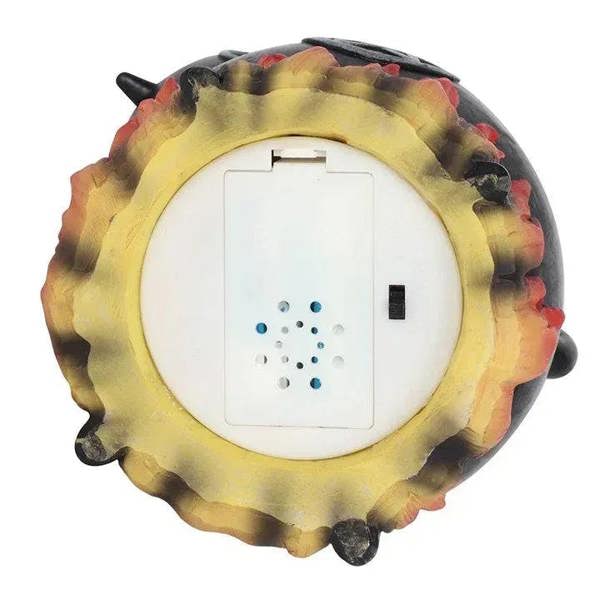 Backflow incense holder base with circular plate and small ventilation holes
