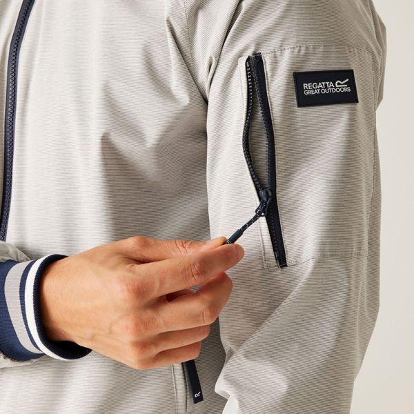 Regatta Mens Shorebay III Waterproof Jacket - Silver Grey