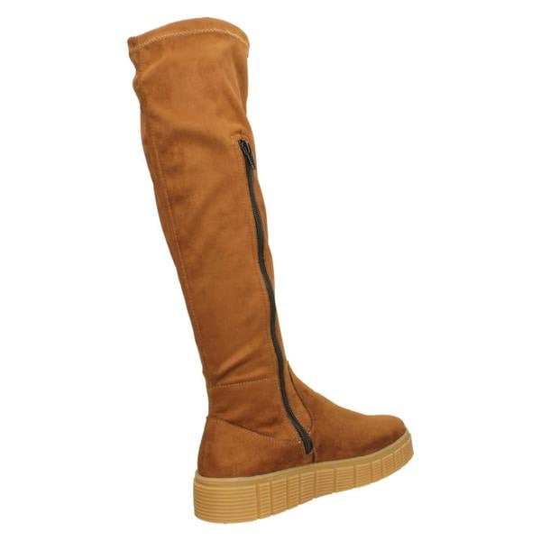Rieker Ladies Rieker Knee High Platform Wedge Boots W1080