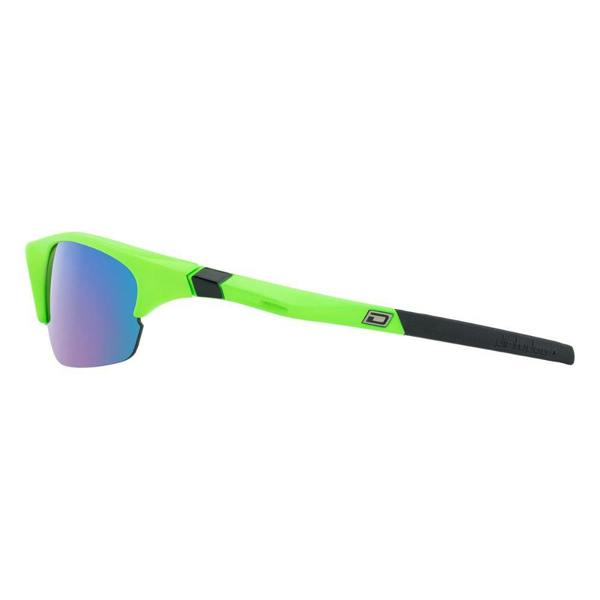 Dirty Dog ECCO - Fluro Green with Blue Fusion Mirror Lens