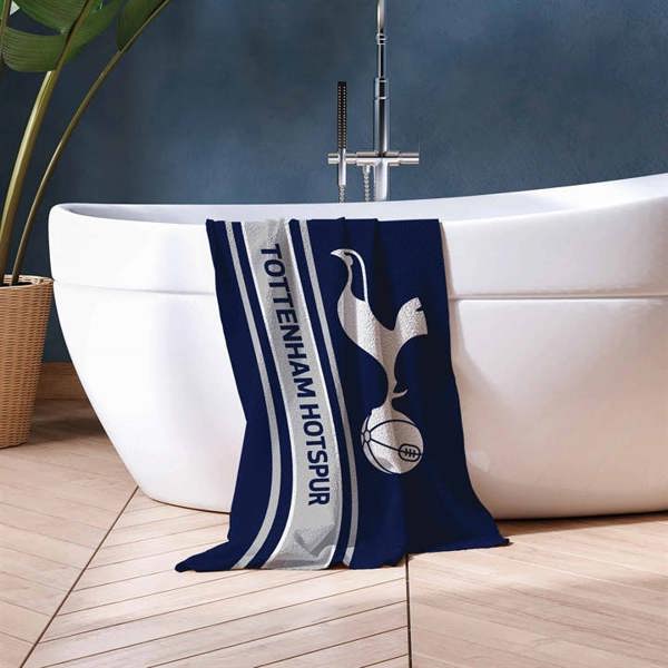 Tottenham Hotspur FC Stripe Towel, Bedroom, Sports, Gift