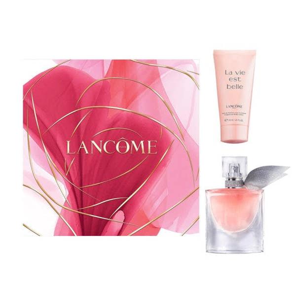 Lancome La Vie Est Belle Gift Set: EDP 30ml + Body Lotion 50ml