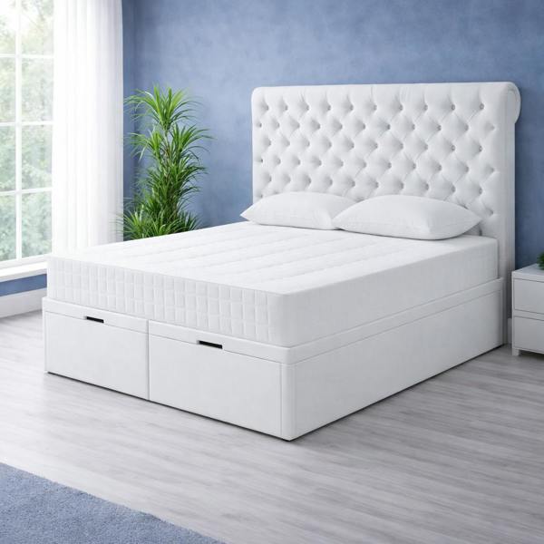 Great British Beds Sleigh Divan Ottoman Bed