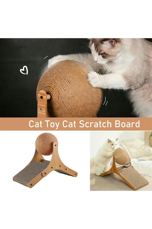Living and Home Cat Scratching Toy with Sisal Ball