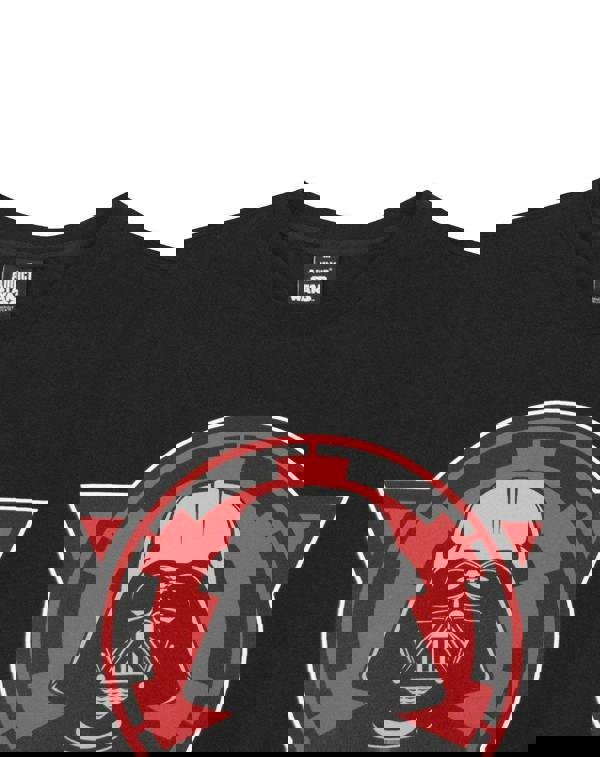 Star Wars Mens Black Darth Vader Short Sleeved T-Shirt