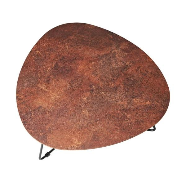 Statement Furniture Bergen Small Coffee Table in Warm Rust Colour