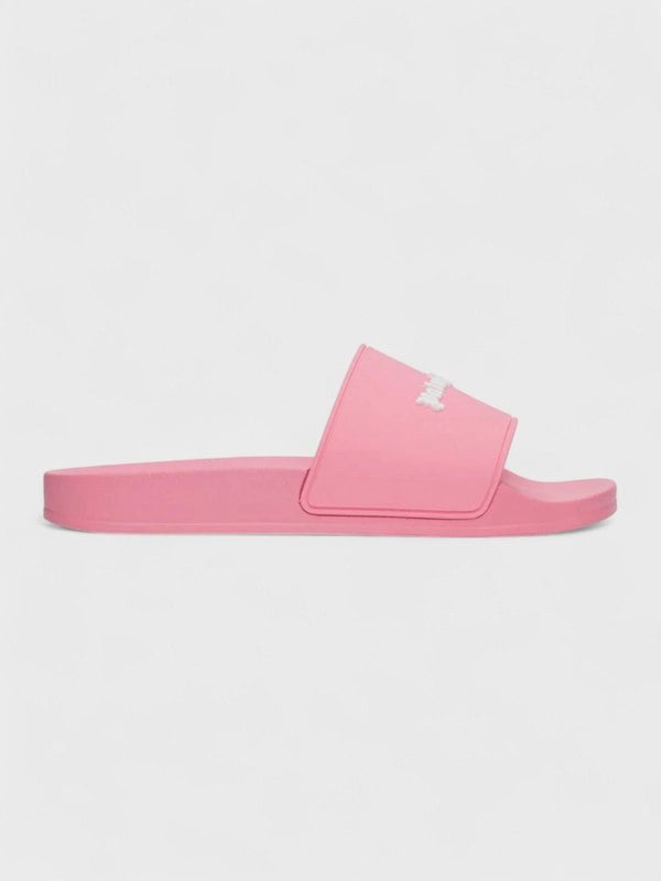 Palm Angels Classic Logo Pool Sliders Pink - Supplied FashionPalm Angels