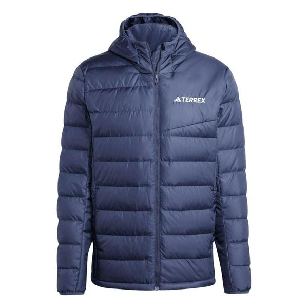 Adidas Unisex Adult Terrex Lightweight Hooded Jacket - Navy - 