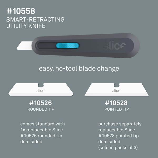 Slice Smart-Retracting Utility Knife Compatible Blades - DaltonSafety