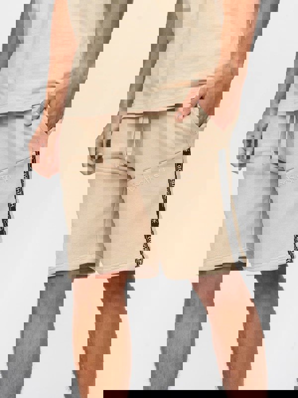 Crosshatch Apollos Shorts Stone