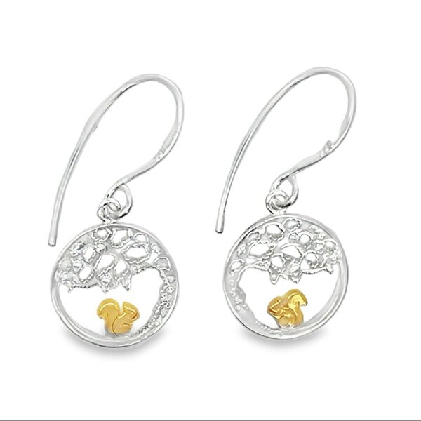 Reeves & Reeves Squirrel Nutkin Drop Earrings