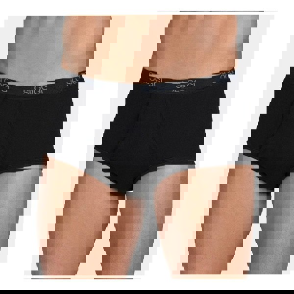 Sloggi - Basic Men's Maxi Brief, Black - Boxers - and - Briefs.net