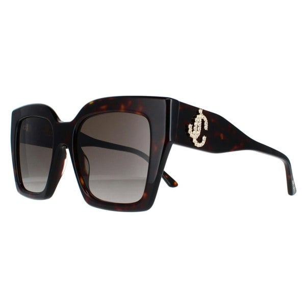 Jimmy Choo Sunglasses Eleni/G/S 086/HA Dark Havana Brown Gradient