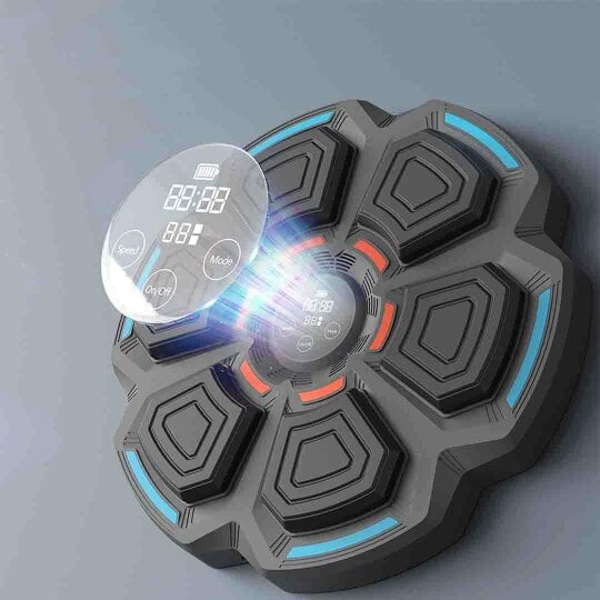 Leaper 9‑Speed Adjustable Smart Music Boxing Target with LED Lights