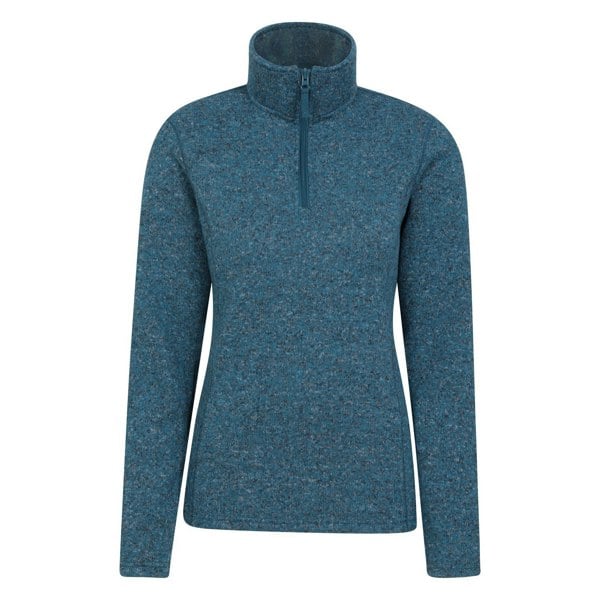 Mountain Warehouse Women's Idris Half Zip Fleece Top - Teal