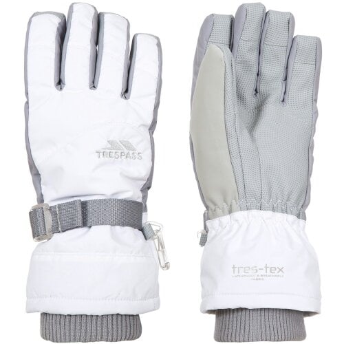 Trespass Childrens/Kids Vizza II Gloves - WHITE