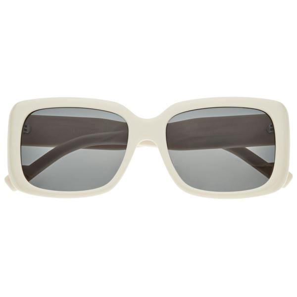 Bertha Wendy Polarized Sunglasses - Cream/Black - BRSBR052C4