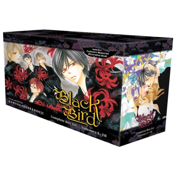 VIZ Media Black Bird Box Set 1 To 18 Complete Childrens Gift Set Collection Kanoko Sakurakouji