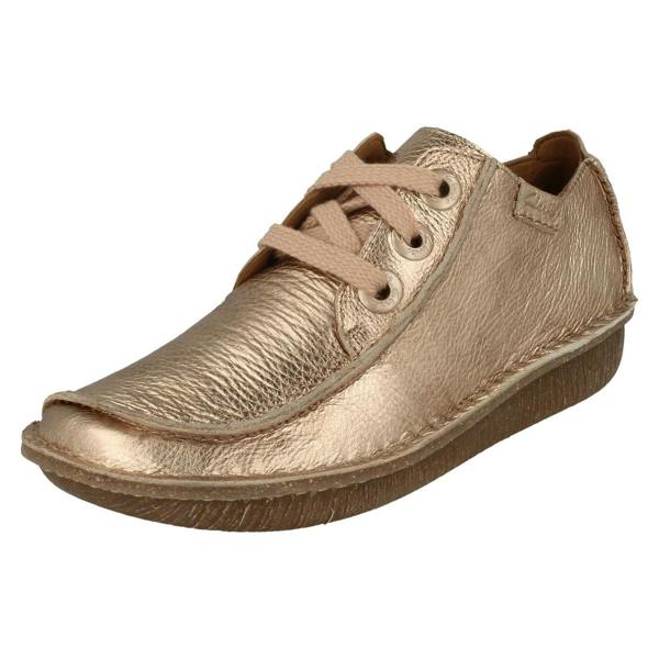 Clarks Ladies Clarks Comfortable Lace Up Flats Funny Dream
