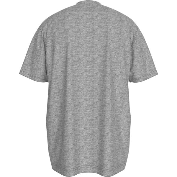 Tommy Hilfiger Mens Logo Regular Short-Sleeved T-Shirt - Grey Heather Marl - 