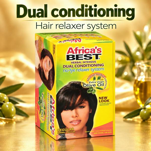 Africa's Best No-Lye Hair Relaxer Kit Regular