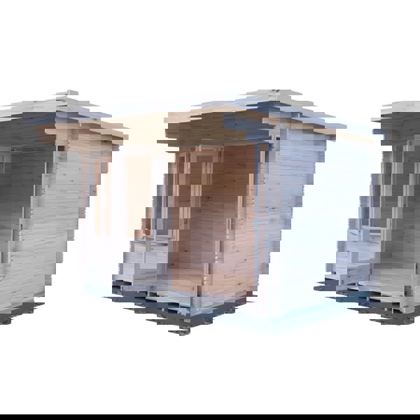 Shire 8x12 Belgravia Log Cabin 19mm Cladding - Best Shed