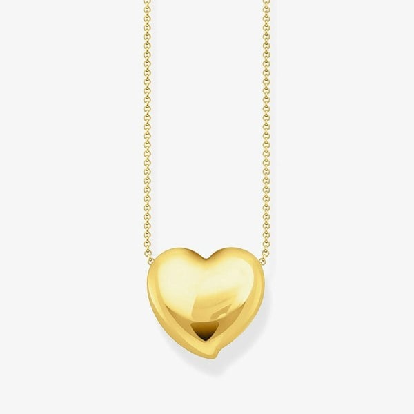 THOMAS SABO Gold Plated Heart Pendant Necklace KE2276-413-39-L45V